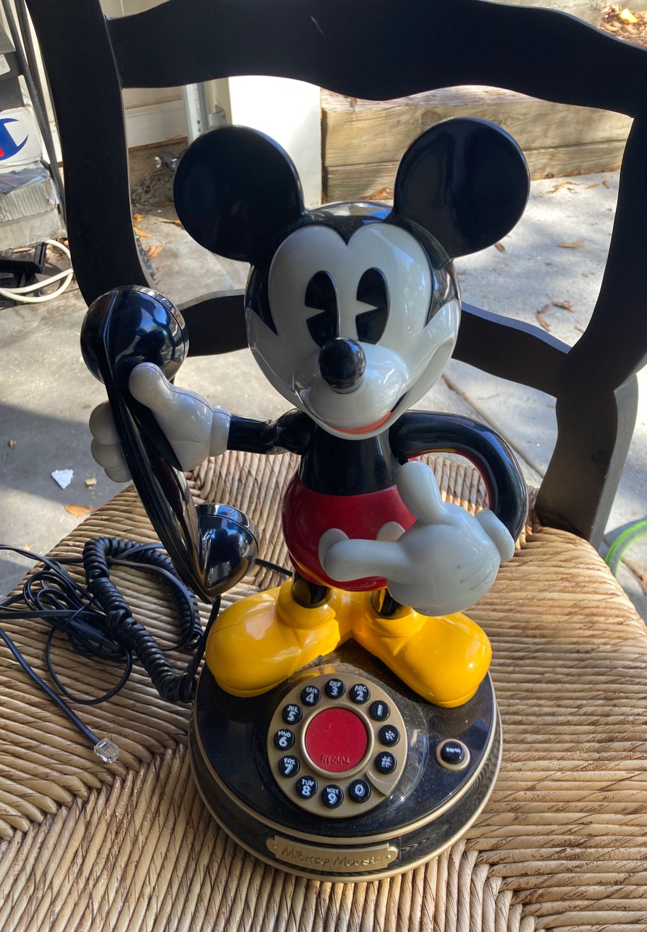 Vintage Mickey Mouse Animated Talking Telephone