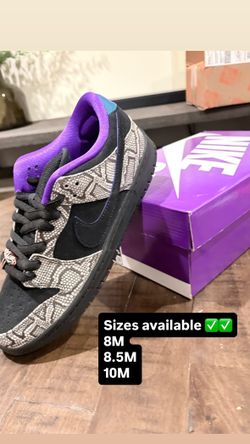 Sizes 8M, 8.5M, & 10M Nike SB Dunk Low Dashawn Jordan Copperhead