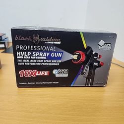  Premium HVLP Gravity-Feed Air Spray Gun with Side Fan Control