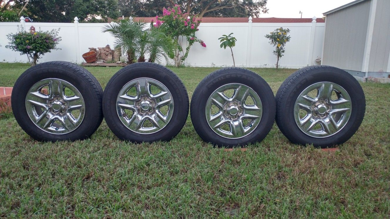 Four new 17" tires with rims