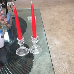 Candleholders With Candles