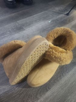 Faux Fur Slip-On Slippers