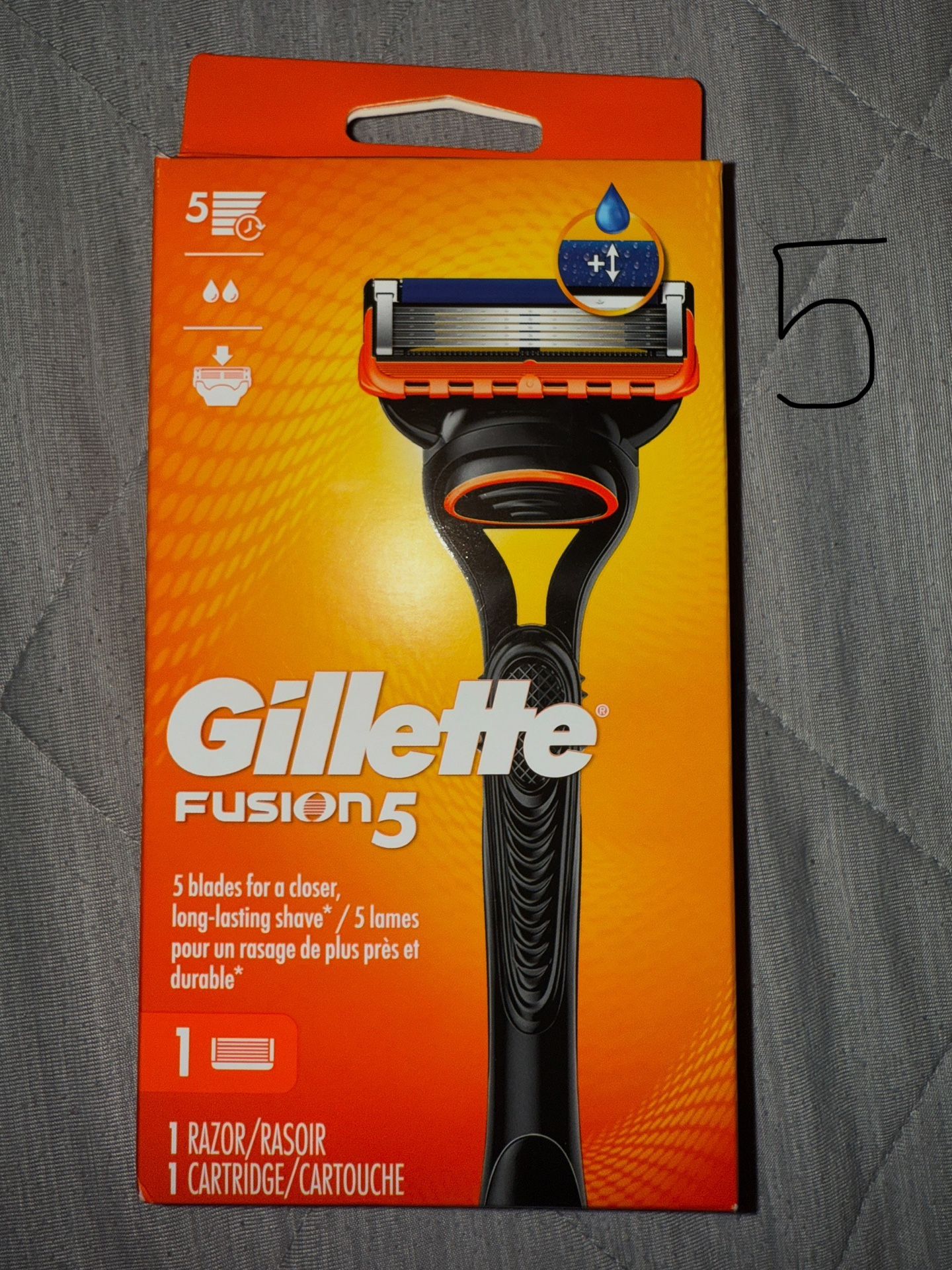 gillette razor $5
