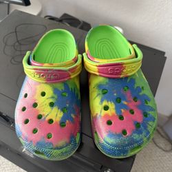 Tie Dye Crocs