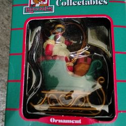 Holiday Santa Ornament