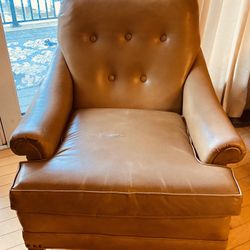 Yellow Leather Chair