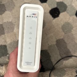 Cable Modem - Motorola ARRIS SURFboard SB6141 DOCSIS 3.0 Ethernet Cable Modem 400 Series White