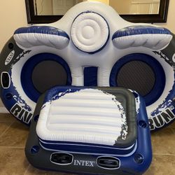 * NEW IN BOX * River Run Double Tube & Cooler Float - Intex Connect Series (Multiple in Stock)