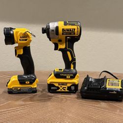 Dewalt XR Impact Driver Kit With LED light And Powerstack Battery