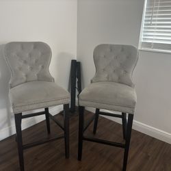 Z Gallerie Bar Stools  32 Inch 