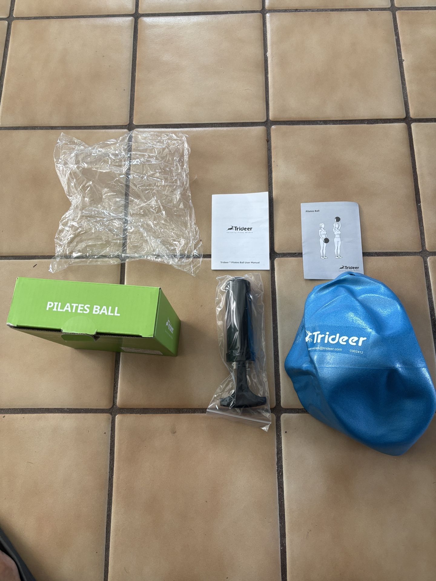 Pilates Ball With Inflator