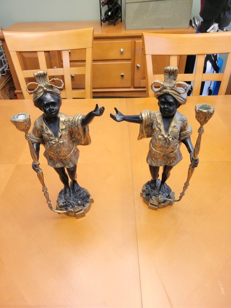 Pair Of Blackamoor Statues