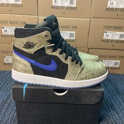AIR JORDAN 1 RETRO HIGH ZOOM (Gold Laser) [ 7.5 Men’s ]
