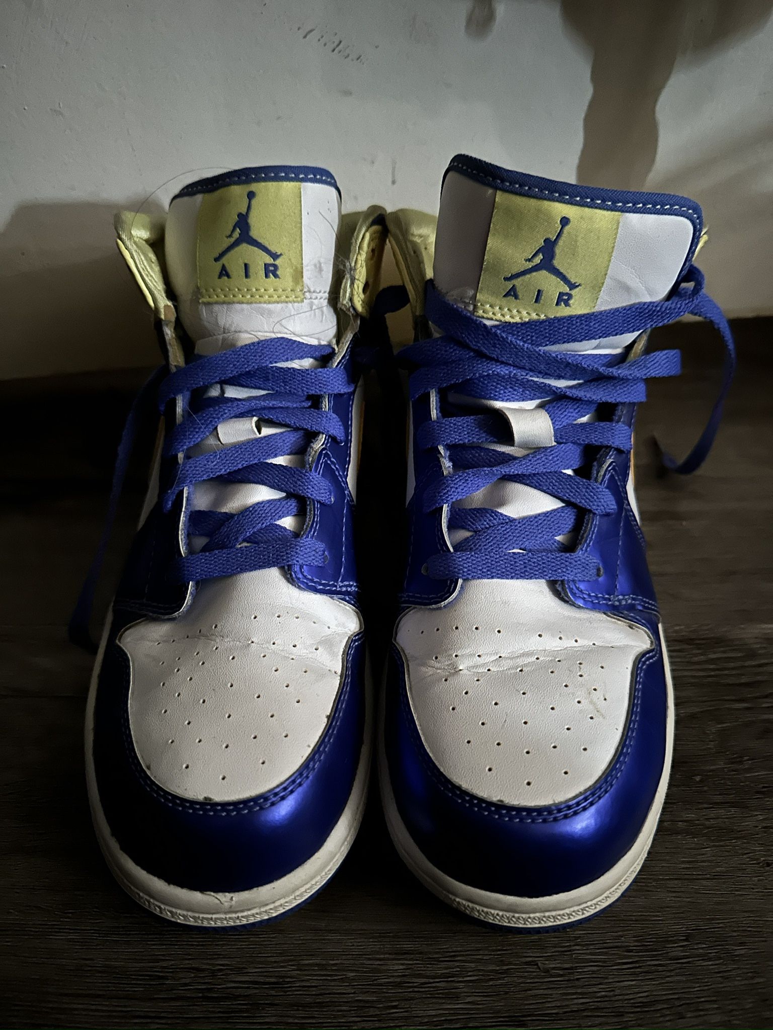 Nike Air Jordan Mid Easter 555112 118 White Basketball Shoes