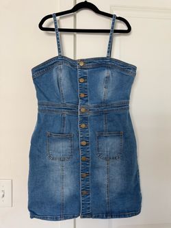 Denim dress