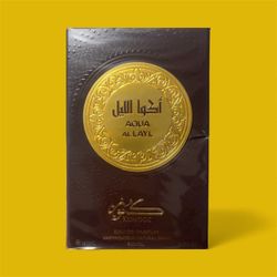 Dubai Perfume Aqua Al Layl by Kunooz 100ml 3.4oz (Kilian Angel’s Share Dupe)