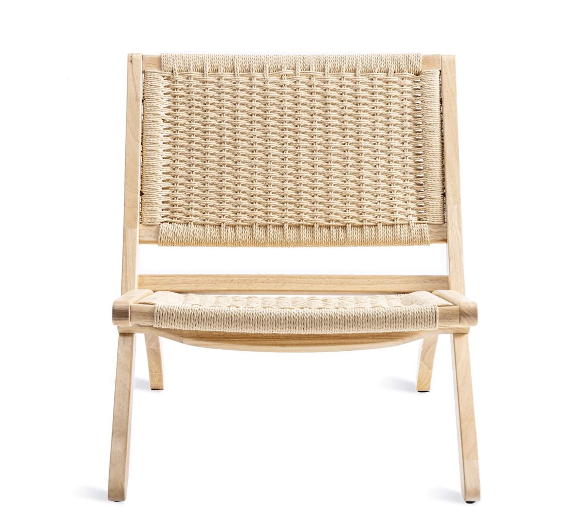 Grasse Folding Rope Woven Accent Chair
