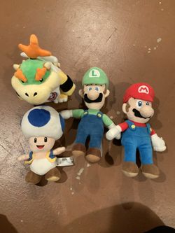 Mario Bros Plushies 
