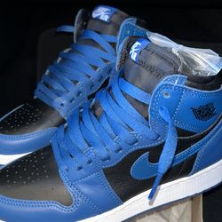 Air Jordan 1 Retro High OG 6.5Y (Dark Marina Blue/Black-White)