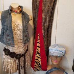 HIPPIE COSTUME  6  Piece