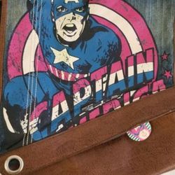 Marvel Captain America Messenger bag, School Shoulder Bag.