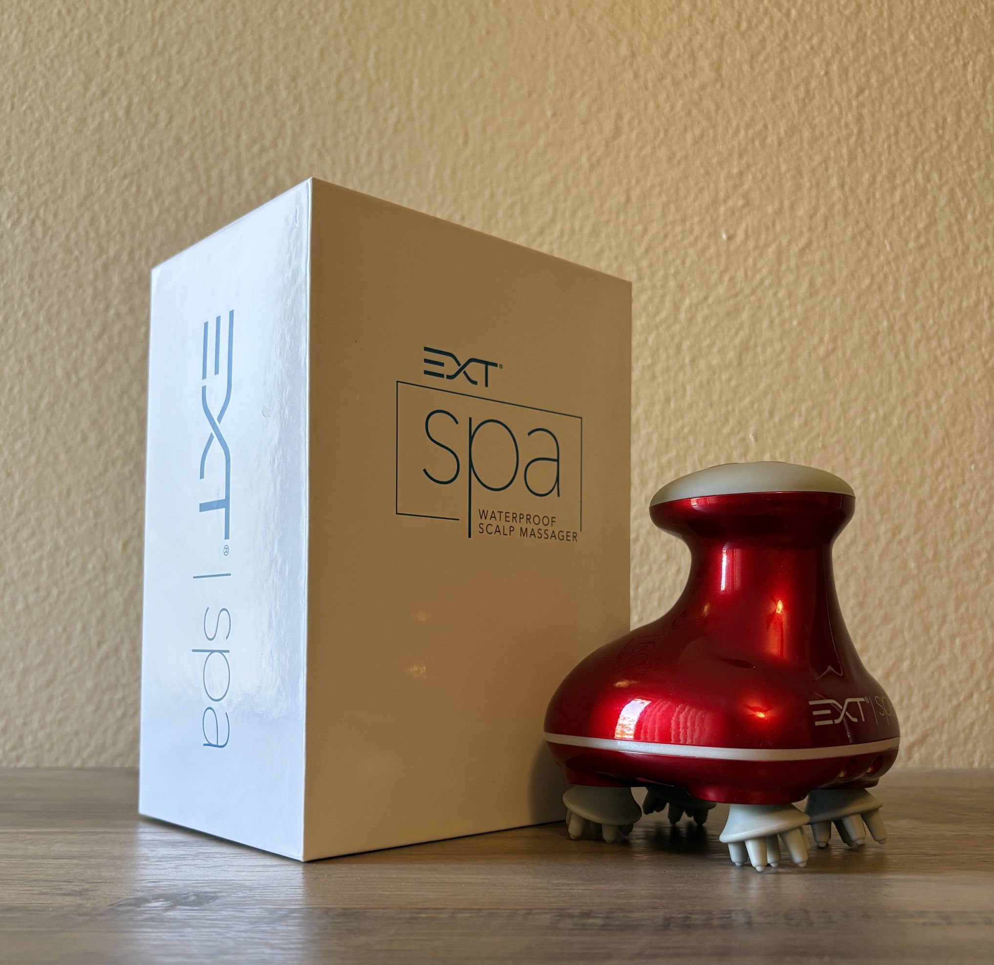 EXT Spa Hair & Scalp Massager for Relaxation, Scalp Health, and Hair Growth | Portable, Rechargeable & Waterproof