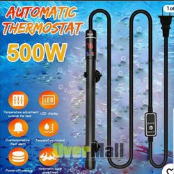 400W Submersible Aquarium Heater Titanium Fish Tank Adjustable Water Thermostat

 
