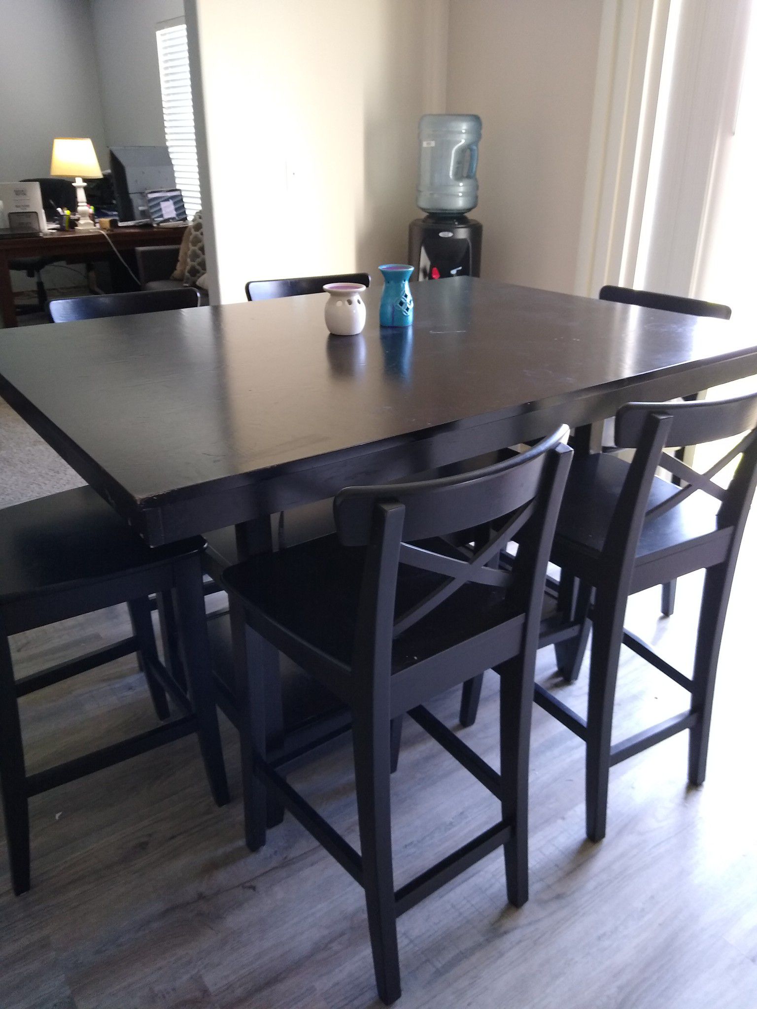6 person dining room bar table