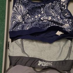 Womens Sport/ Workout Bras Pink VS And Puma