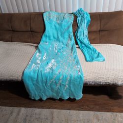 Light Blue Formal Dress 