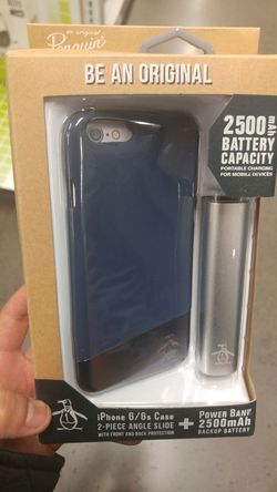 iphone 6/6s Case & Power Bank, Penguin by Munsingwear