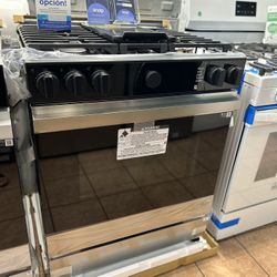 Samsung Bespoke Slide In Gas Range Stainless Steel