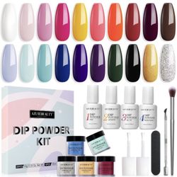 Brand New AzureBeauty Dip Powder Nail Kit (still sealed in box !)
