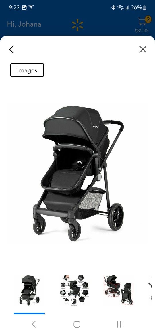 Baby Stroller 2 In 1