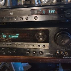onkyo receiver and dvd player