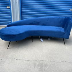 Brand New Mid Century Style Velvet Sofa, Retails For Over $1200
