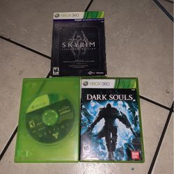 3 Xbox 360 Video Games 