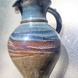 Signed Studio Art Pottery Pitcher