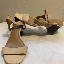 Calvin Klein Cimi Nubuck Heeled Sandals size 9