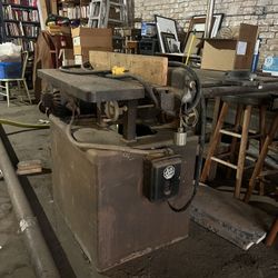 Vintage 1940s Industrial Table Saw – 1HP Deming Motor + A-B Switch