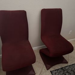 Pair Of Red Chairs