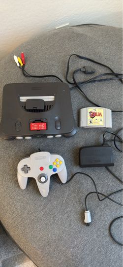 Nintendo 64 + Expansion Pak + Zelda Ocarina of Time + OEM Controller