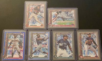 2025 Topps Holiday Glitter Cards (Lot of 6)