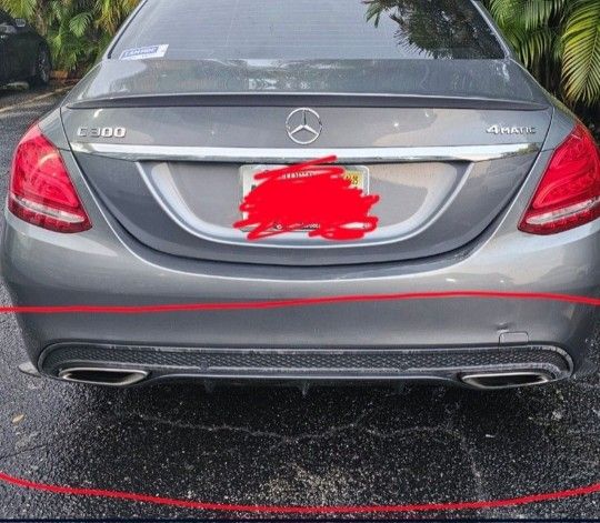 Rear Bumper Mercedes Benz 4Matic 2017
