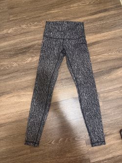 lululemon athletica Black & White Speckled High-Rise Leggings