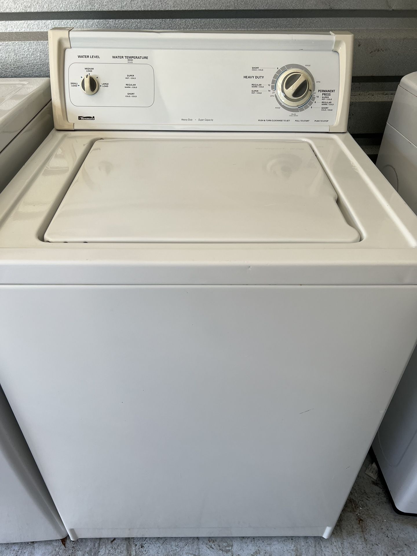 Kenmore Washer Machine 