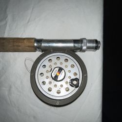 South Bend Fly Rod And Reel. 7’