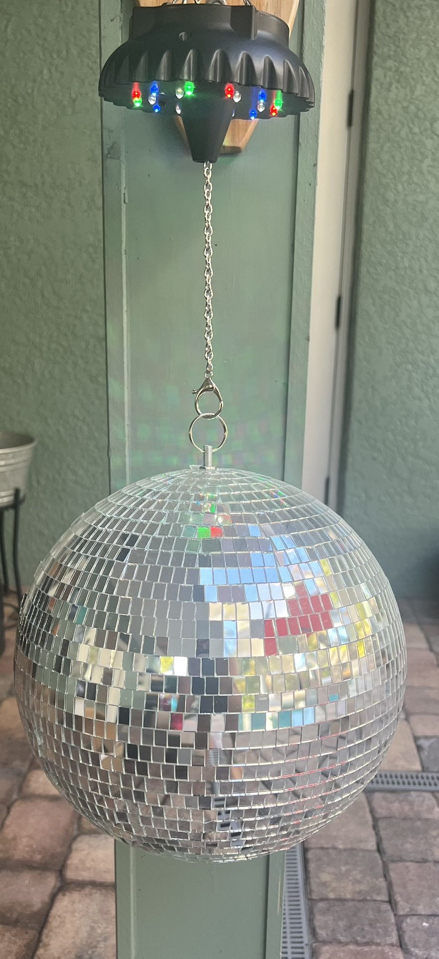 12 Inch Disco Ball with Rotating Motor