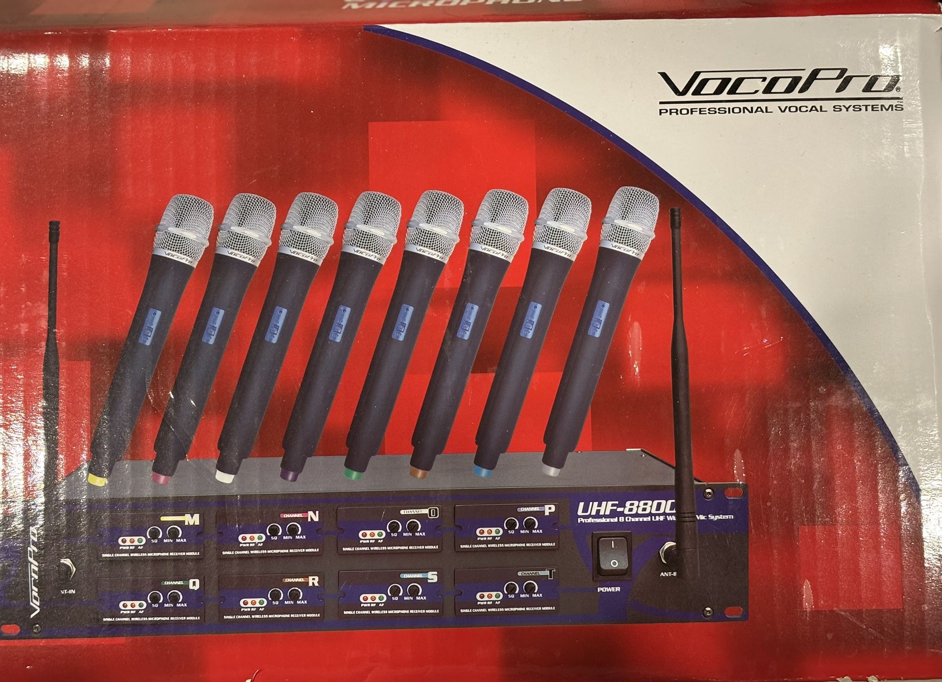 WIRELESS MICROPHONES VocoPro UHF8800