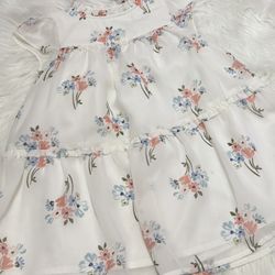 Carter's Floral Toddler Dress w/ Hair Bow *3T